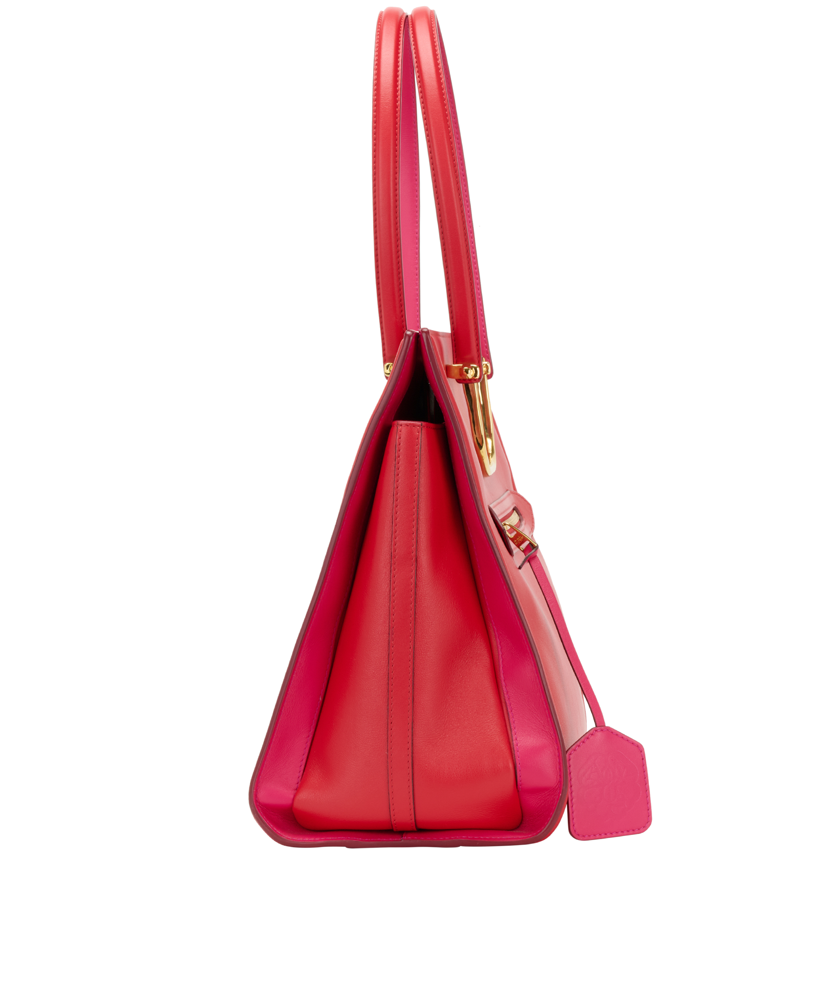 The Tall Story, &pound;450, Handbags, Red, Leather, Side view